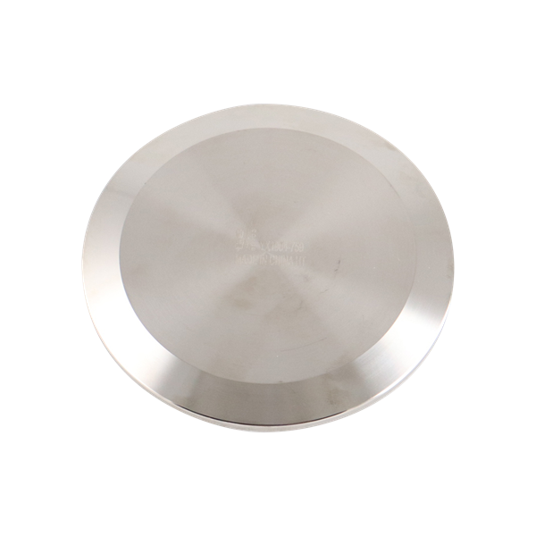 3-inch Tri-Clamp cap, made from 304 stainless steel, featuring a 32RA interior and exterior surface finish.