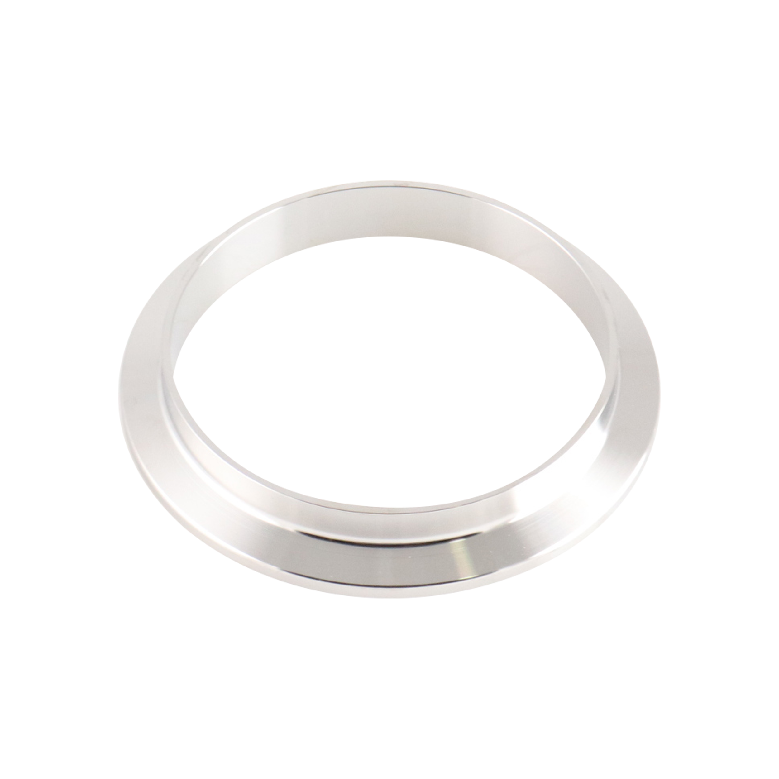 3-inch Tri-Clamp ferrule, made from 304 stainless steel, with 0.5-inch overall length and 32RA interior and exterior surface finish
