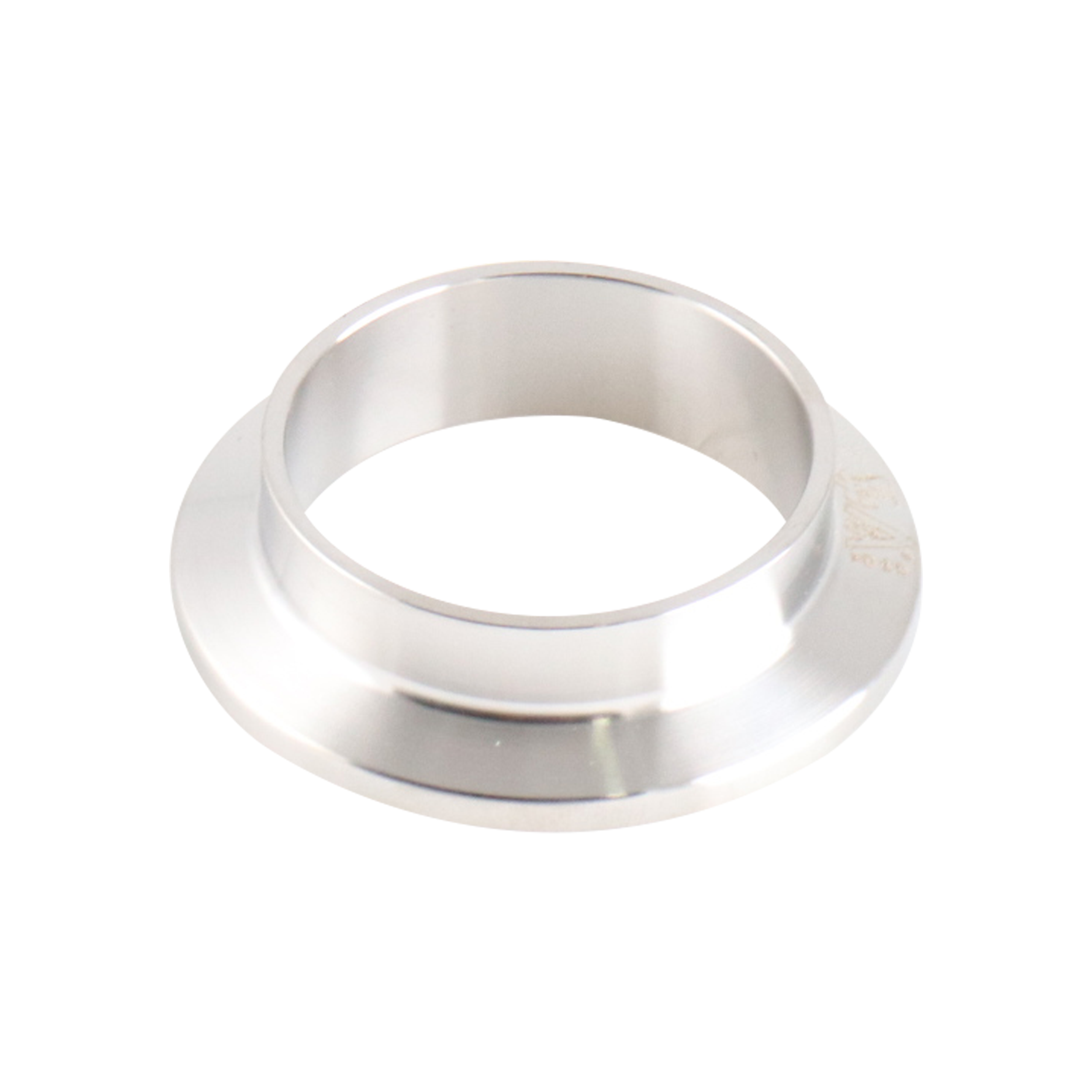 1.5-inch Tri-Clamp ferrule, made from 304 stainless steel, with 0.5-inch overall length