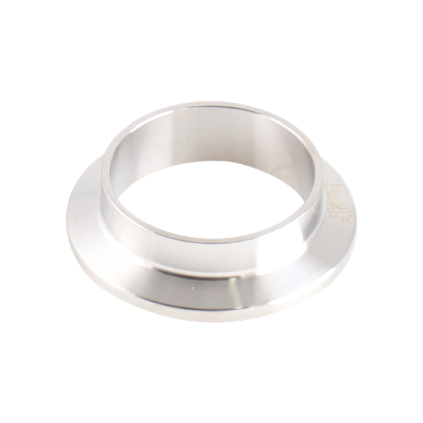 1.5-inch Tri-Clamp ferrule, made from 304 stainless steel, with 0.5-inch overall length