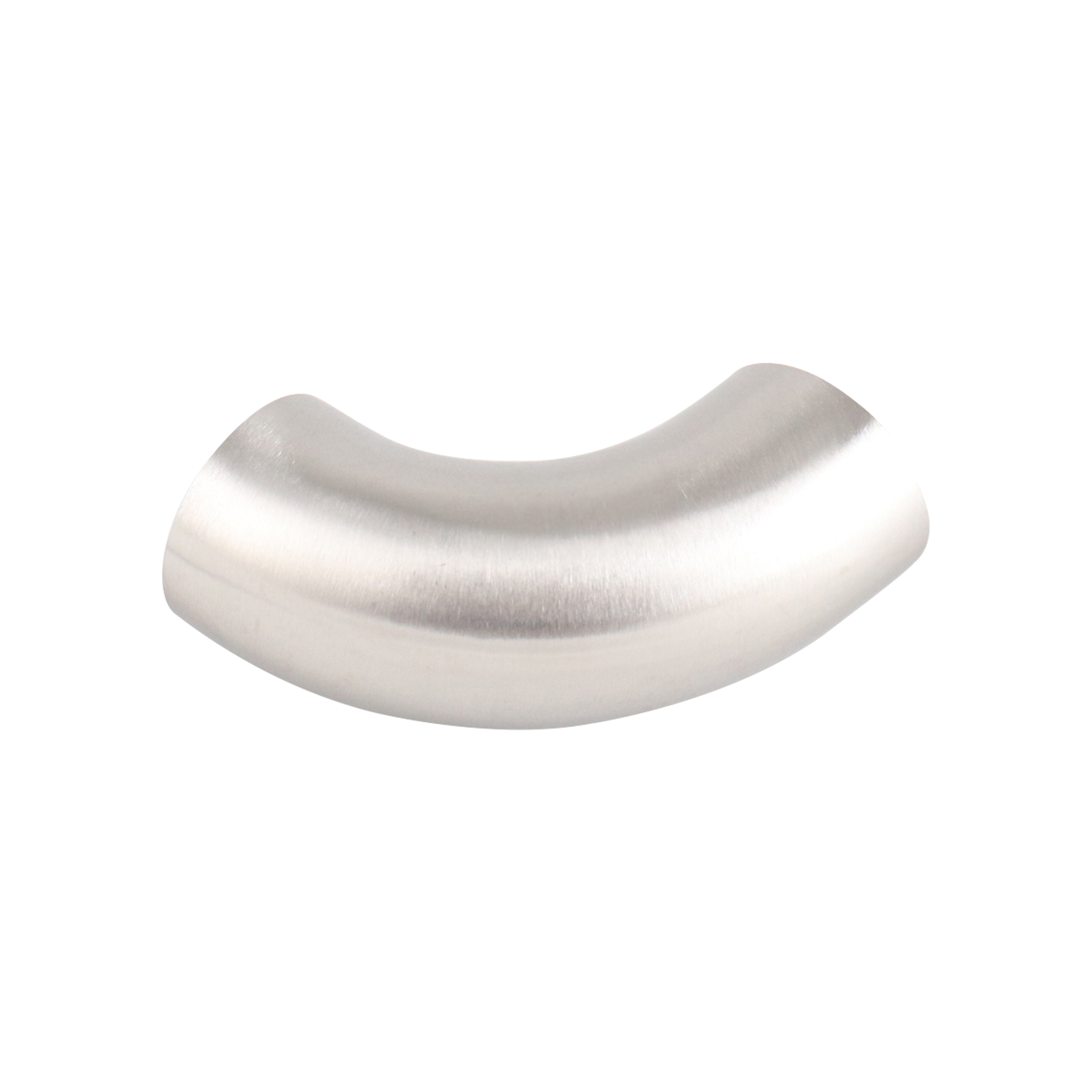 90-degree elbow, 1-inch butt-weld with no tangent, made from 316L stainless steel, with 32RA interior and exterior surface finish
