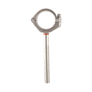 Hanger CH 2" tube dynamic anchor, black insert, 6" rod, 304