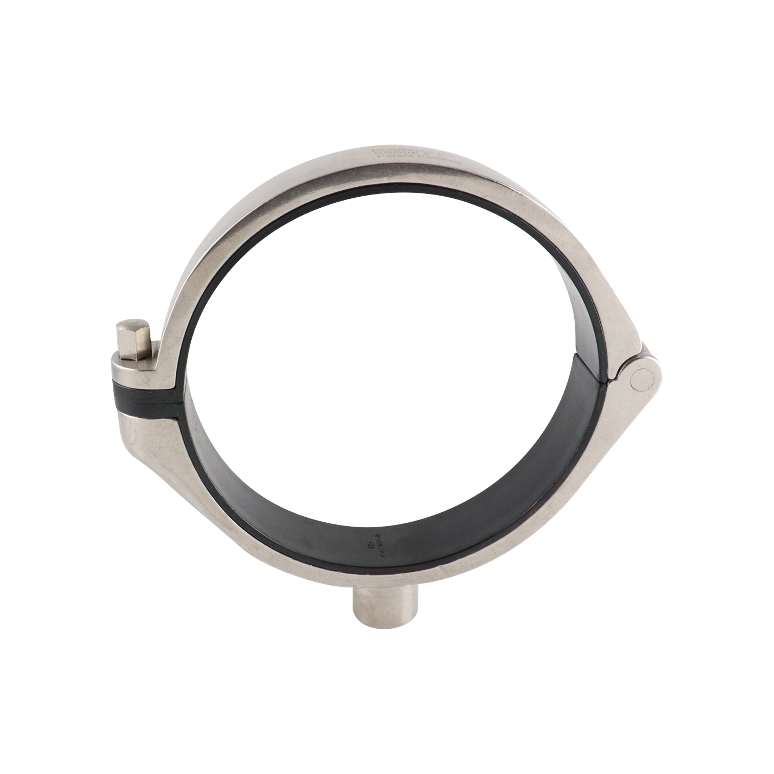 CH hanger 4" pipe 0.5" threaded anchor black insert 304