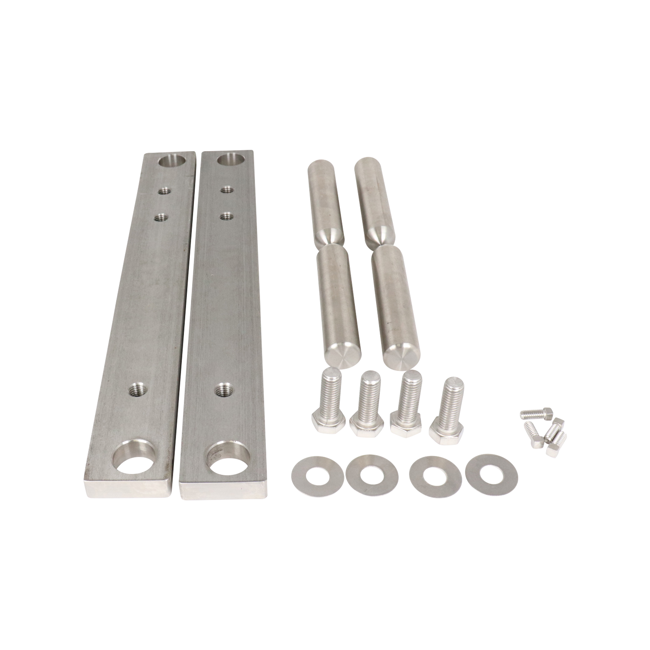 Adjustable leg bracket kit made from stainless steel, designed for model 250T.