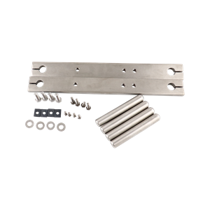 Adjustable leg bracket kit, Stainless steel, designed for 180T pumps.