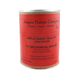 Seal kit with 1.625-inch C/Cer Buna material, ZCH2, manufactured by Ampco.