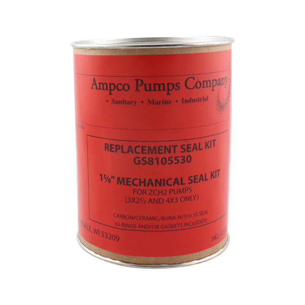Seal kit with 1.625-inch C/Cer Buna material, ZCH2, manufactured by Ampco.