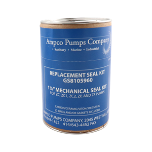 Seal kit for 1.25-inch industrial pumps, made of Viton material, manufactured by Ampco.