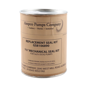 Seal kit, C/Cer configuration, Buna material, suitable for DCH2 1.625-inch applications, manufactured by Ampco.