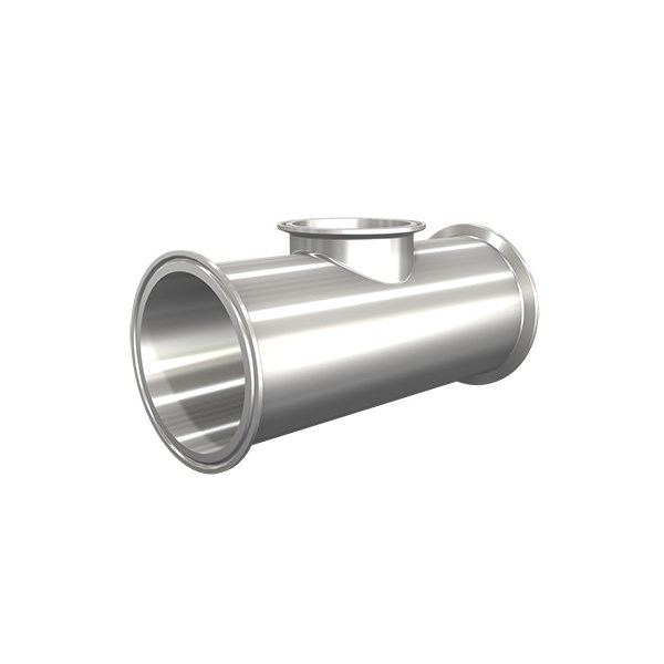 Reducing tee 4x3 tri-clamp 316L 20Ra inner diameter 32Ra outer diameter BPE SF1