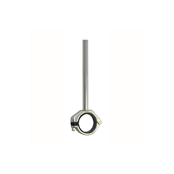 CH hanger 4" tube rigid anchor black insert 6" rod 304