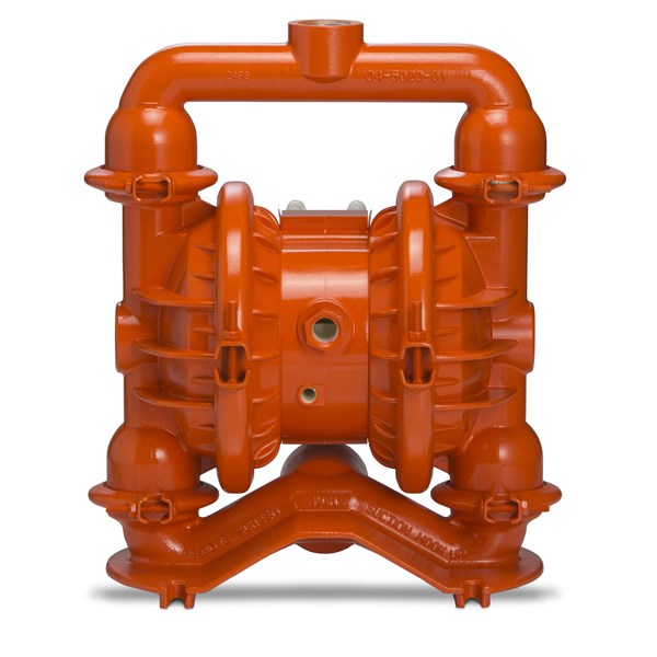 P4 Wilden diaphragm pump 1.5" FPT clamped metal aluminum wet side aluminum piston aluminum chamber poly center poly air buna diaphragm buna valve ball buna o-rings AODD
