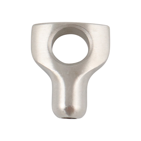 wing nut, compatible with Tri-Clover clamps, available for 1.5-inch to 6-inch sizes, with a center hole of 1 5/8 inches and overall length of 1 5/8 inches