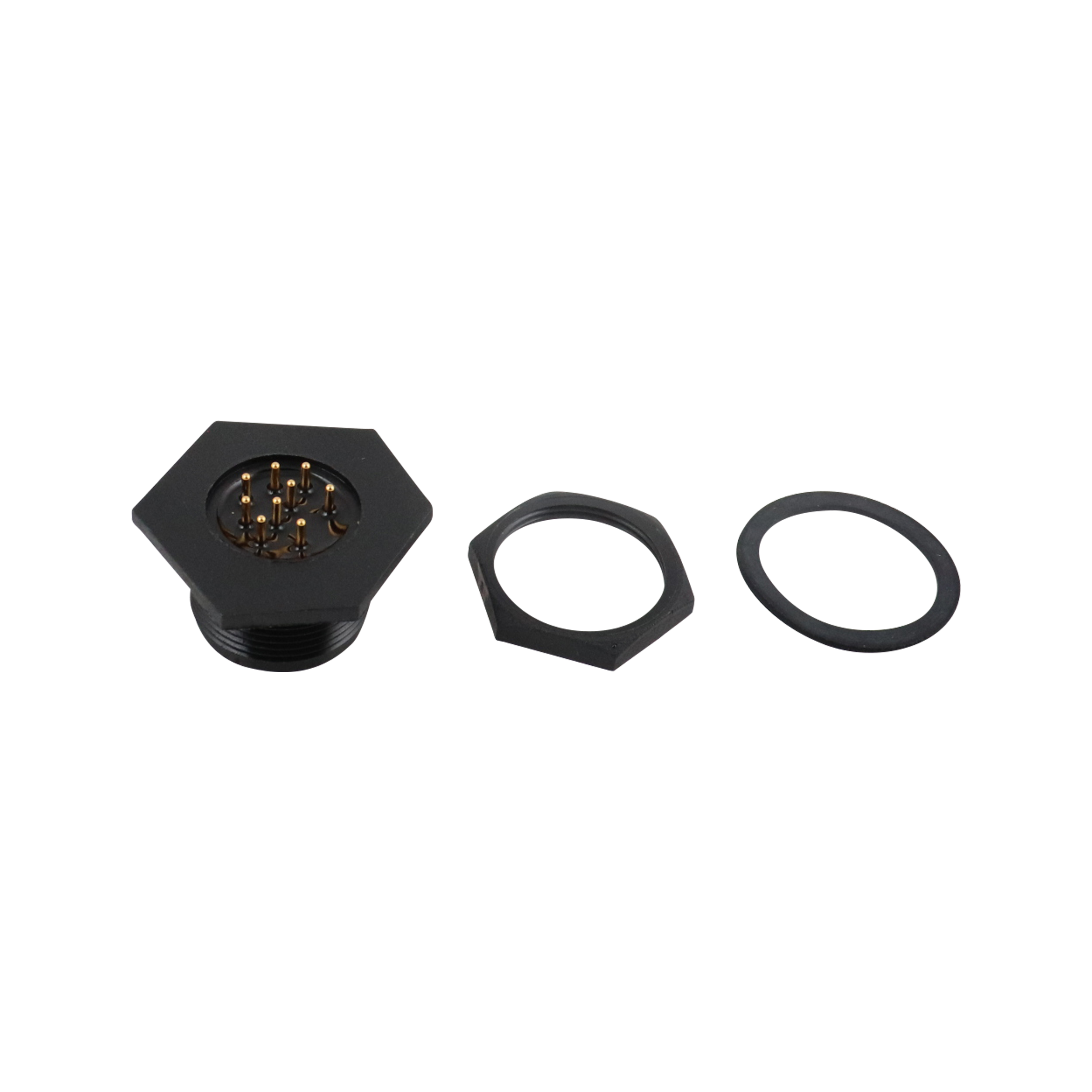 Connector for seat valve.