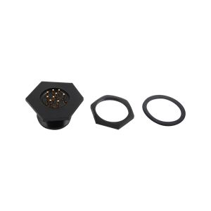Connector for seat valve.