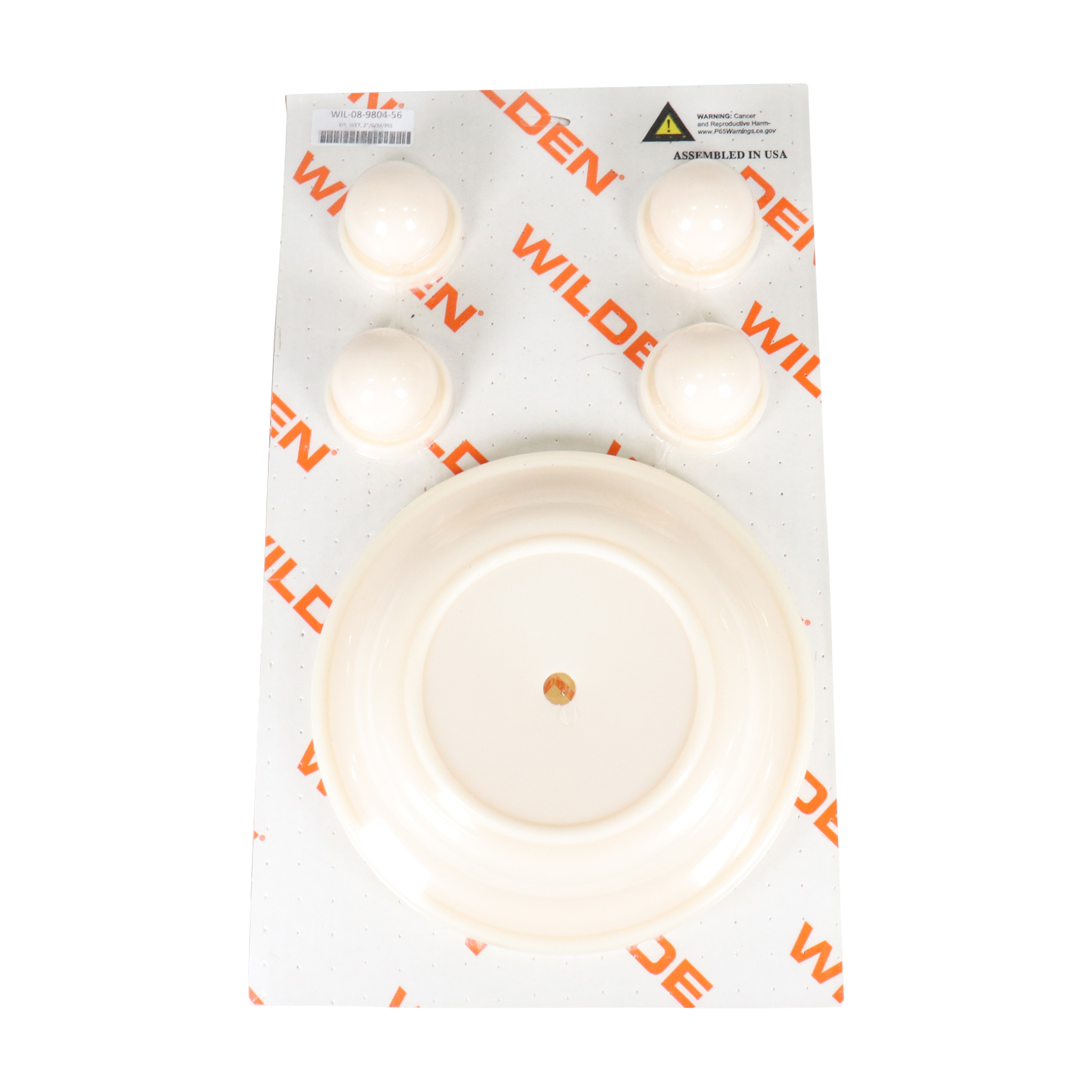 Repair kit for wet-end 2-inch combo metal Saniflex Wilden pumps.