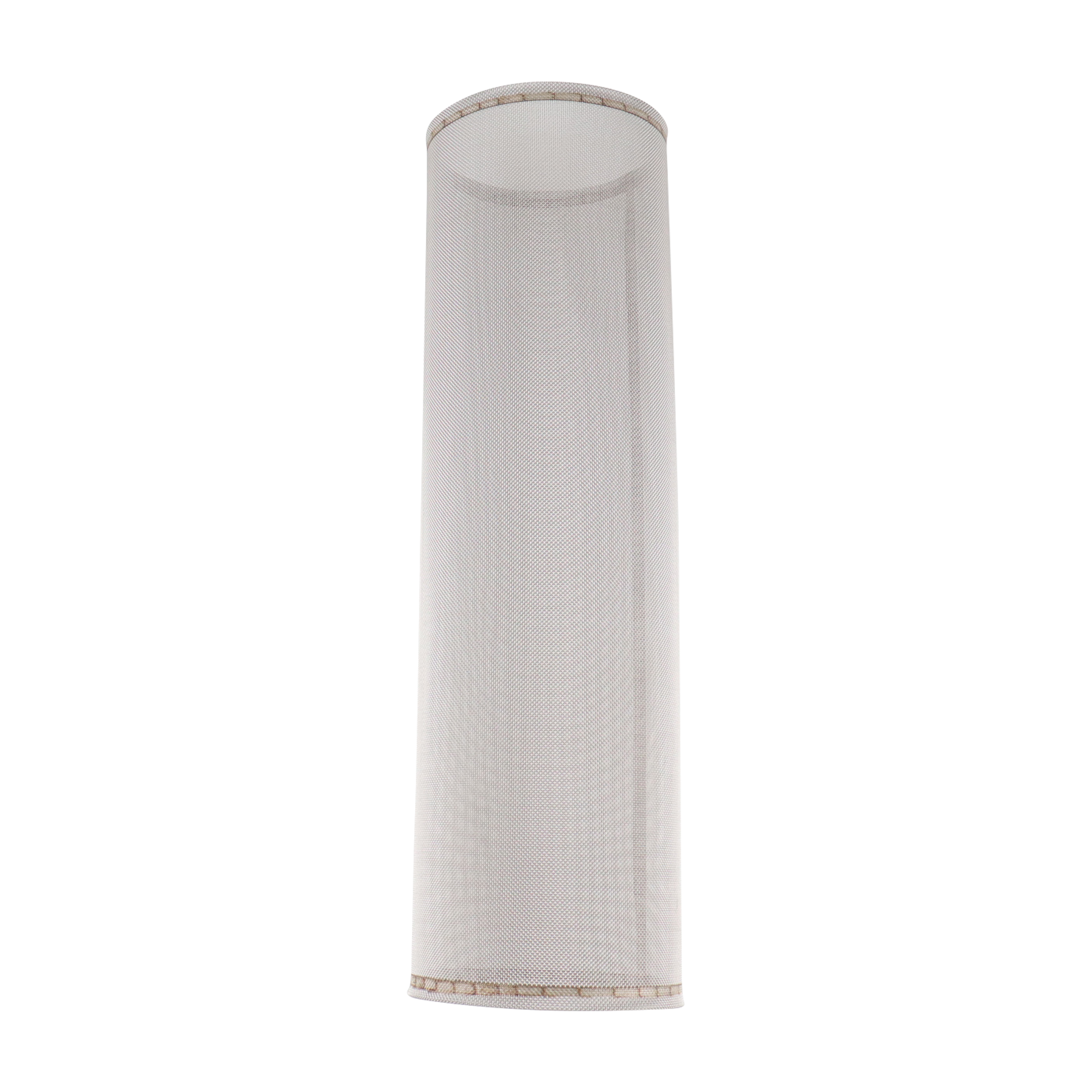 Overscreen short, 1" 1.5" 2", wire cloth, 40 mesh