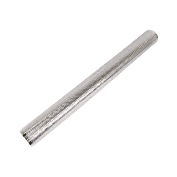 Overscreen, long version, fits 1.5-inch and 2-inch applications, perforated metal with .062-inch hole size.