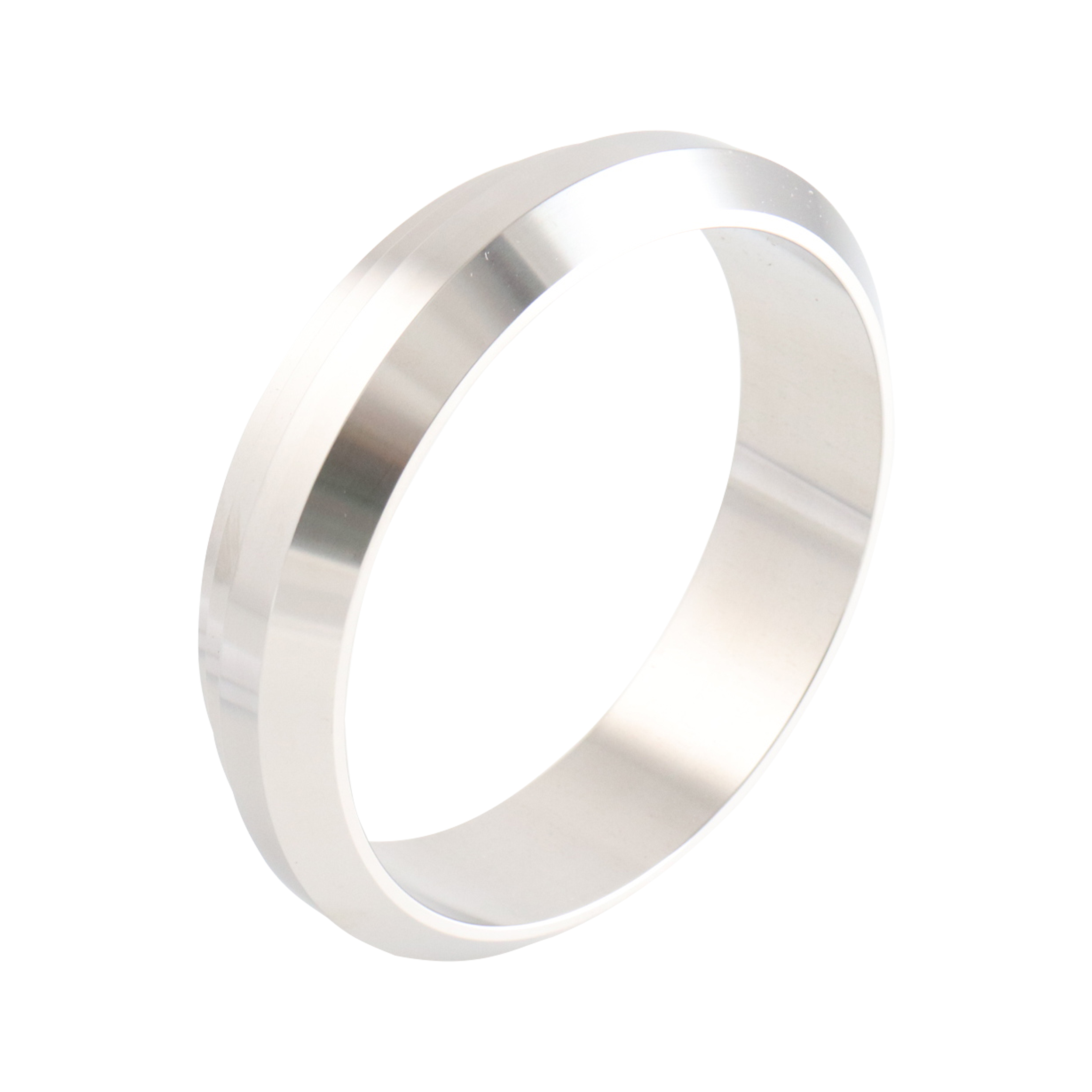 Ferrule 2.5" plain bevel seat 304 0.84" OAL 32Ra inner diameter 32Ra outer diameter