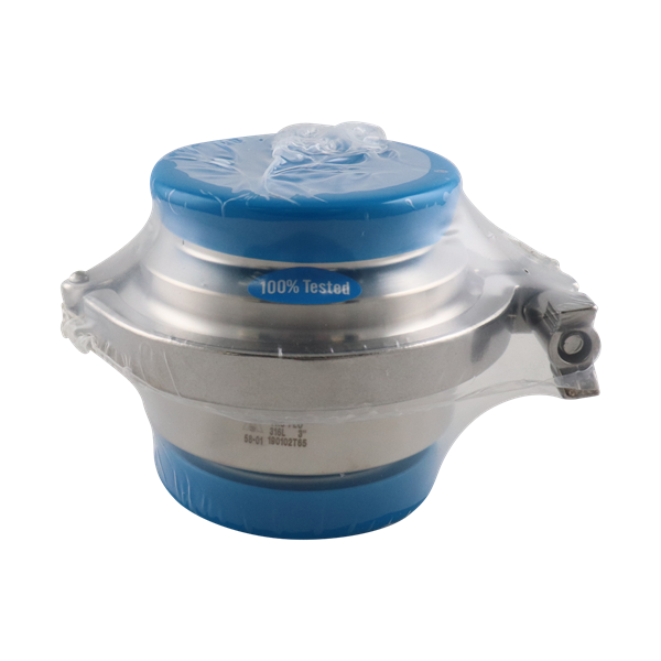Disc check valve, 3" tri-clamp, viton seal, 316L, QSM
