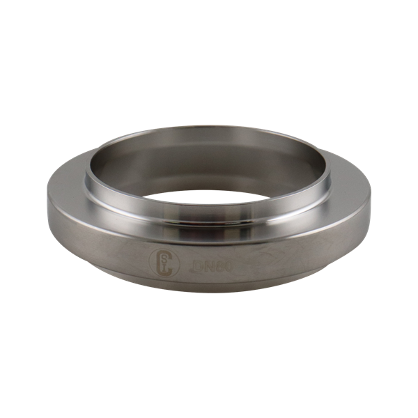Din adapter DIN11850 DIN10357 DIN11852 DIN11851 DN80 2mm wall x 3" 0.065" wall 1" OAL 316L 32Ra ID 32Ra OD