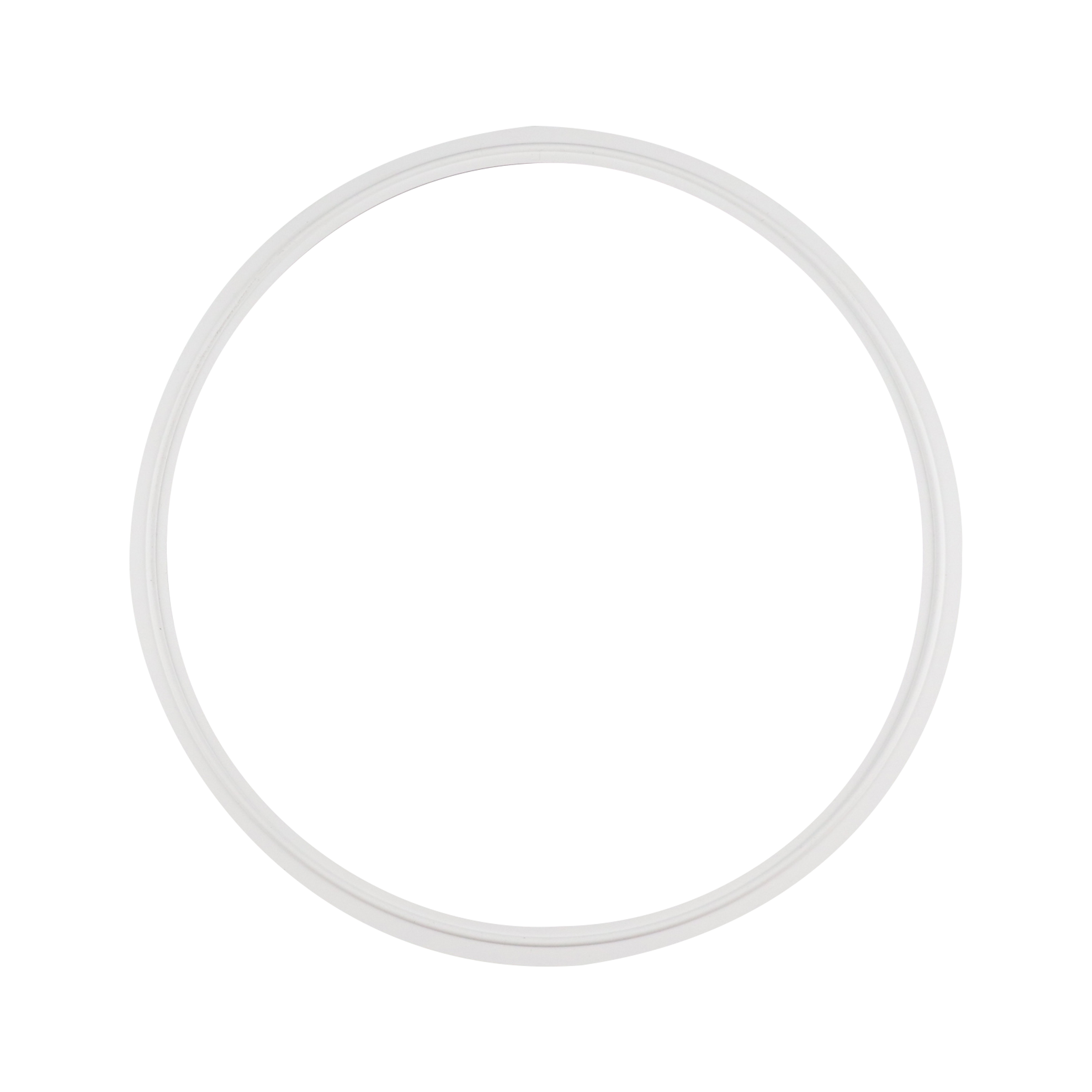 Gasket flanged 8" tri-clamp white EPDM USP Class VI