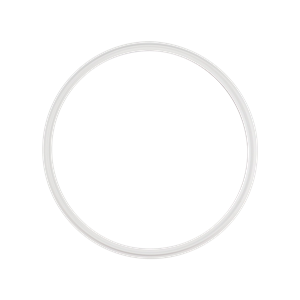 Gasket 6" tri-clamp white EPDM