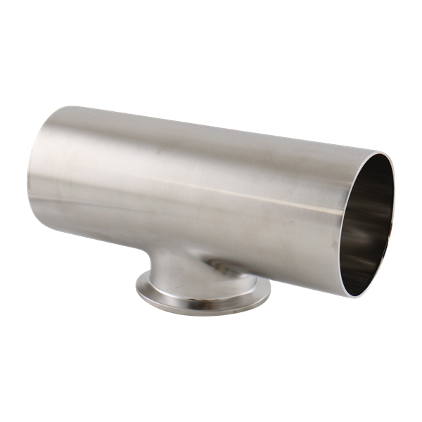 Reducing tee 2.5x2 tri-clamp short branch 316L 15Ra EP inner diameter 32Ra outer diameter BPE SF1