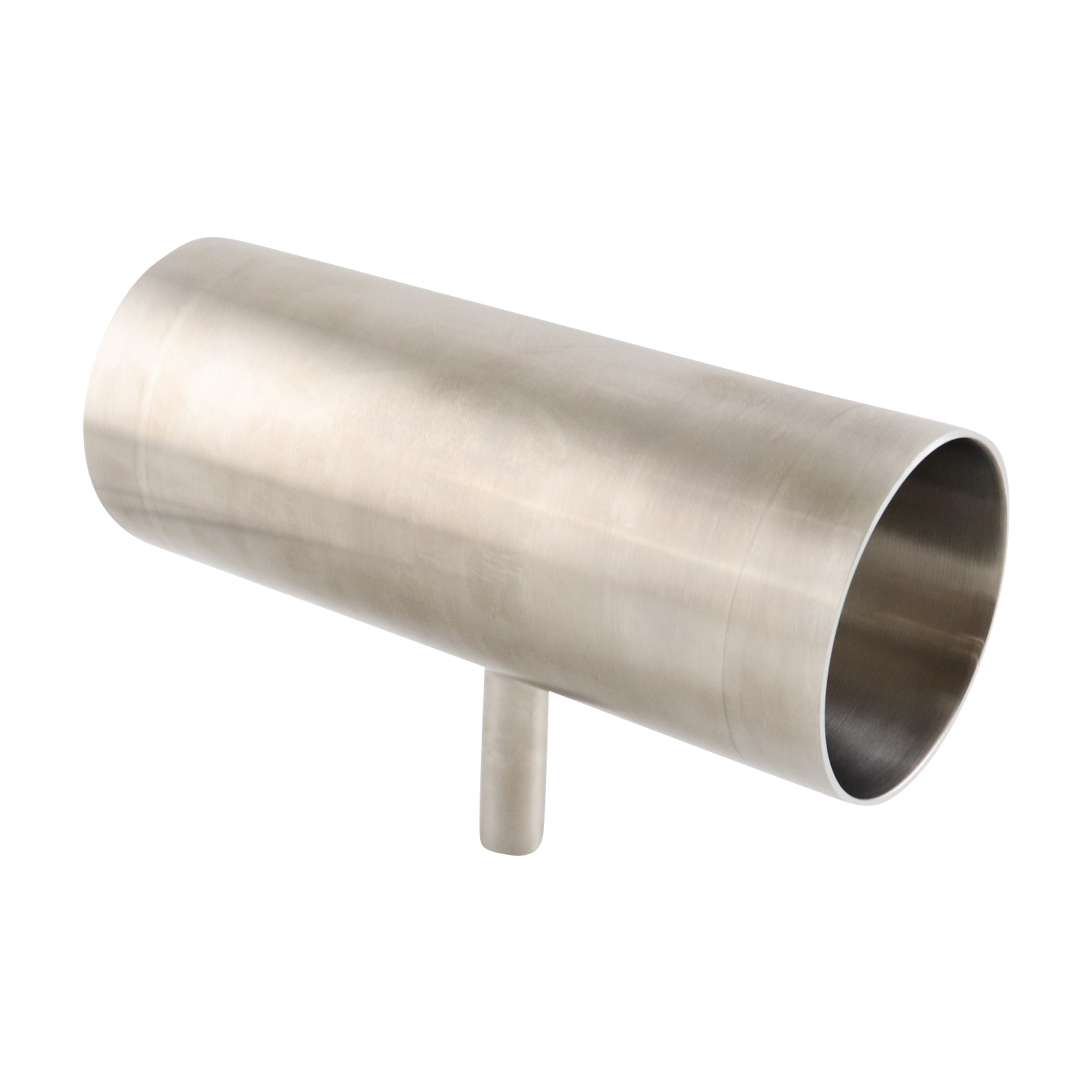 Reducing tee 2.5x0.5 butt weld 316L 20Ra inner diameter 32Ra outer diameter BPE SF1
