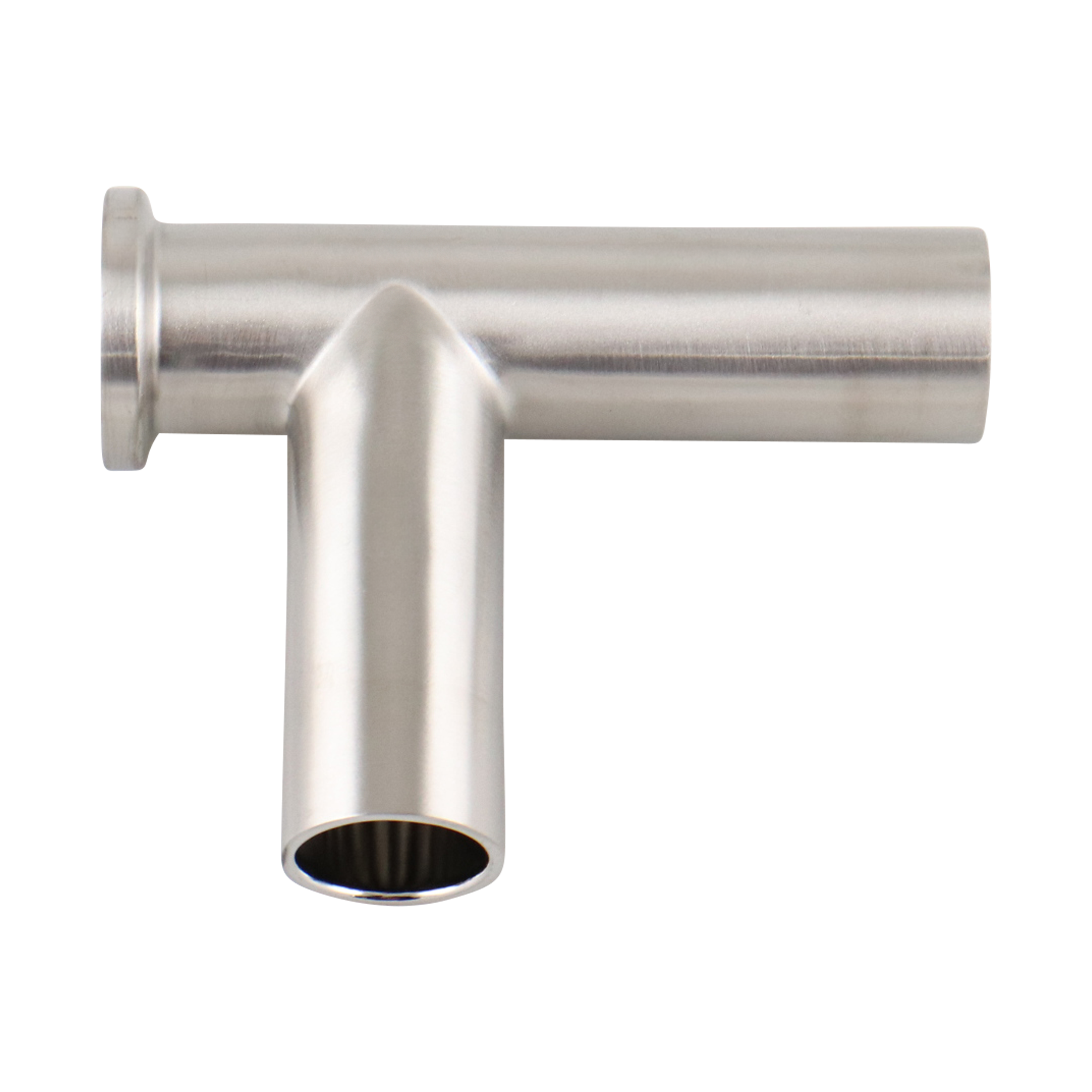 Tee 0.5" butt weld x short tri-clamp x butt weld 316L 15Ra EP inner diameter 32Ra outer diameter BPE SF4