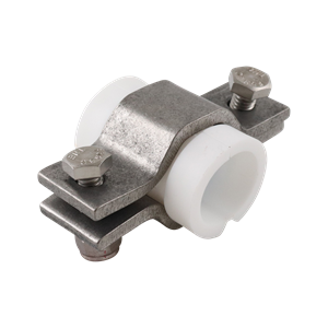 hex hanger assembly for 1-inch tube with polypropylene insert, rated to 329°F, made in the USA