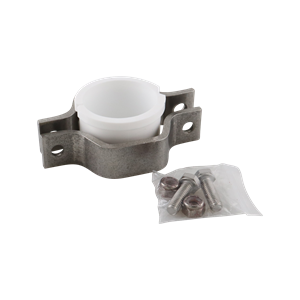 Hex hanger assembly for 2-inch tube with polypropylene insert, rated to 329°F, made in the USA