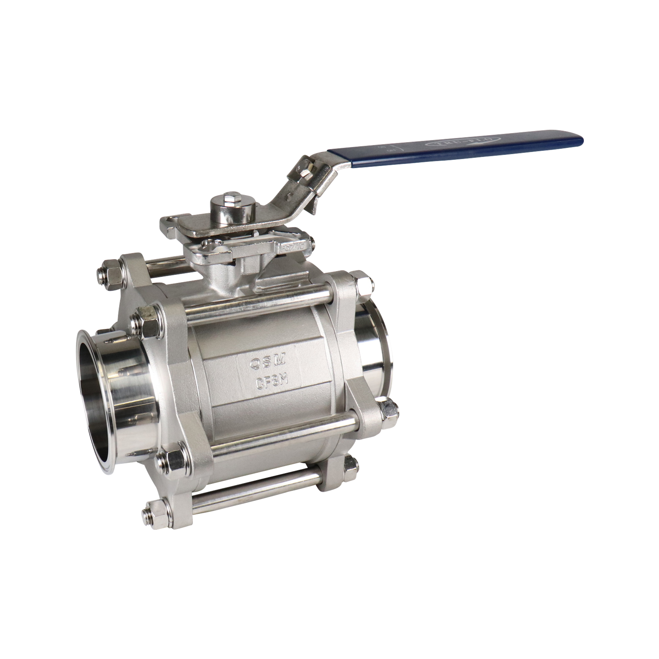 Ball valve 4" TC PTFE 316L QSM