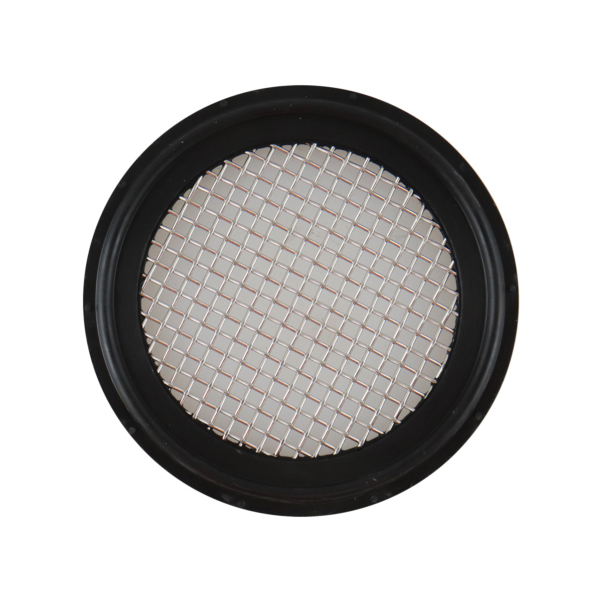Screen Gasket, 2-inch Tri-Clamp, made of Viton material, USP Class VI compliant, with 10-mesh screen.
