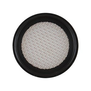 Screen Gasket, 2-inch Tri-Clamp, made of Viton material, USP Class VI compliant, with 10-mesh screen.
