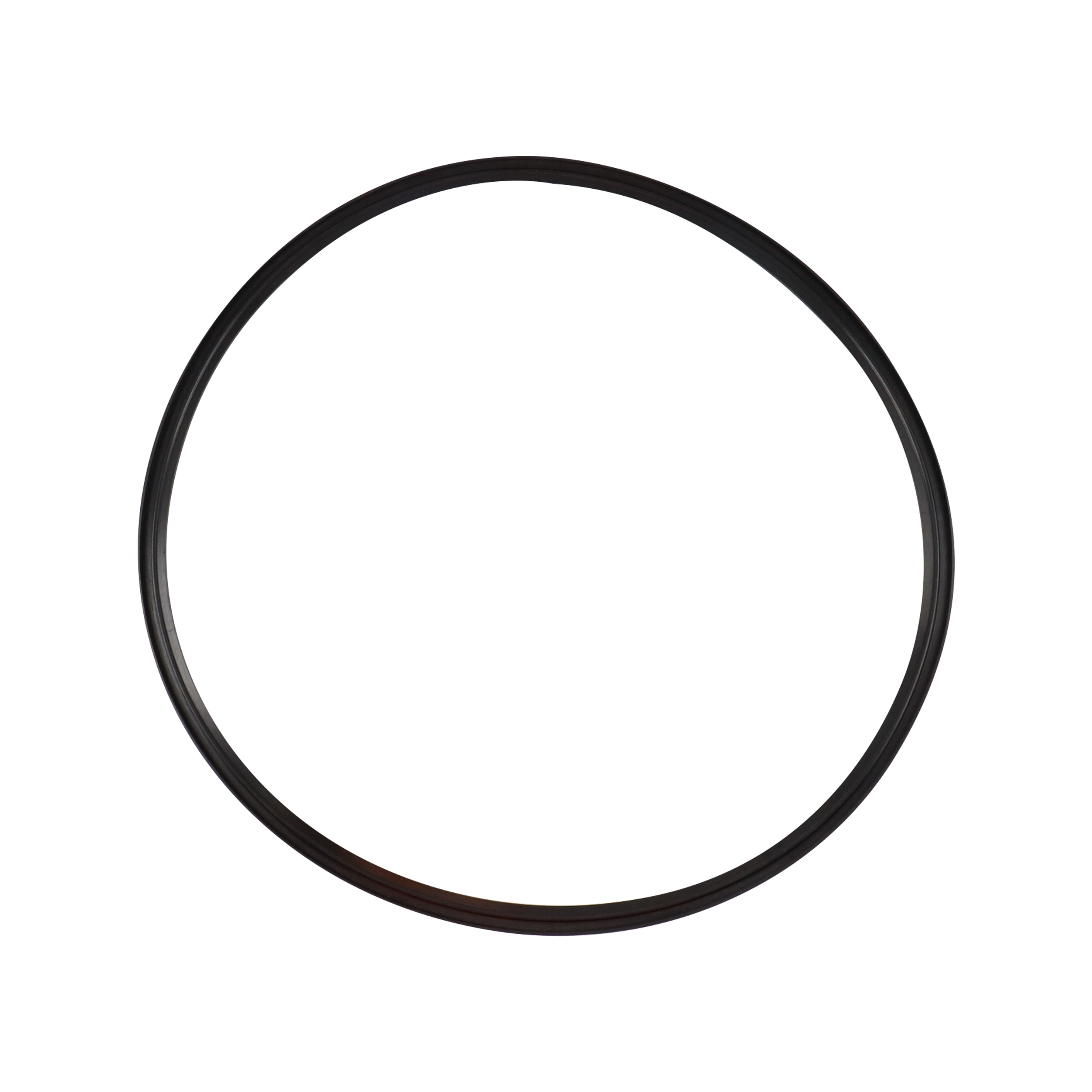 Flanged Gasket, 10-inch Tri-Clamp, made of Buna material.