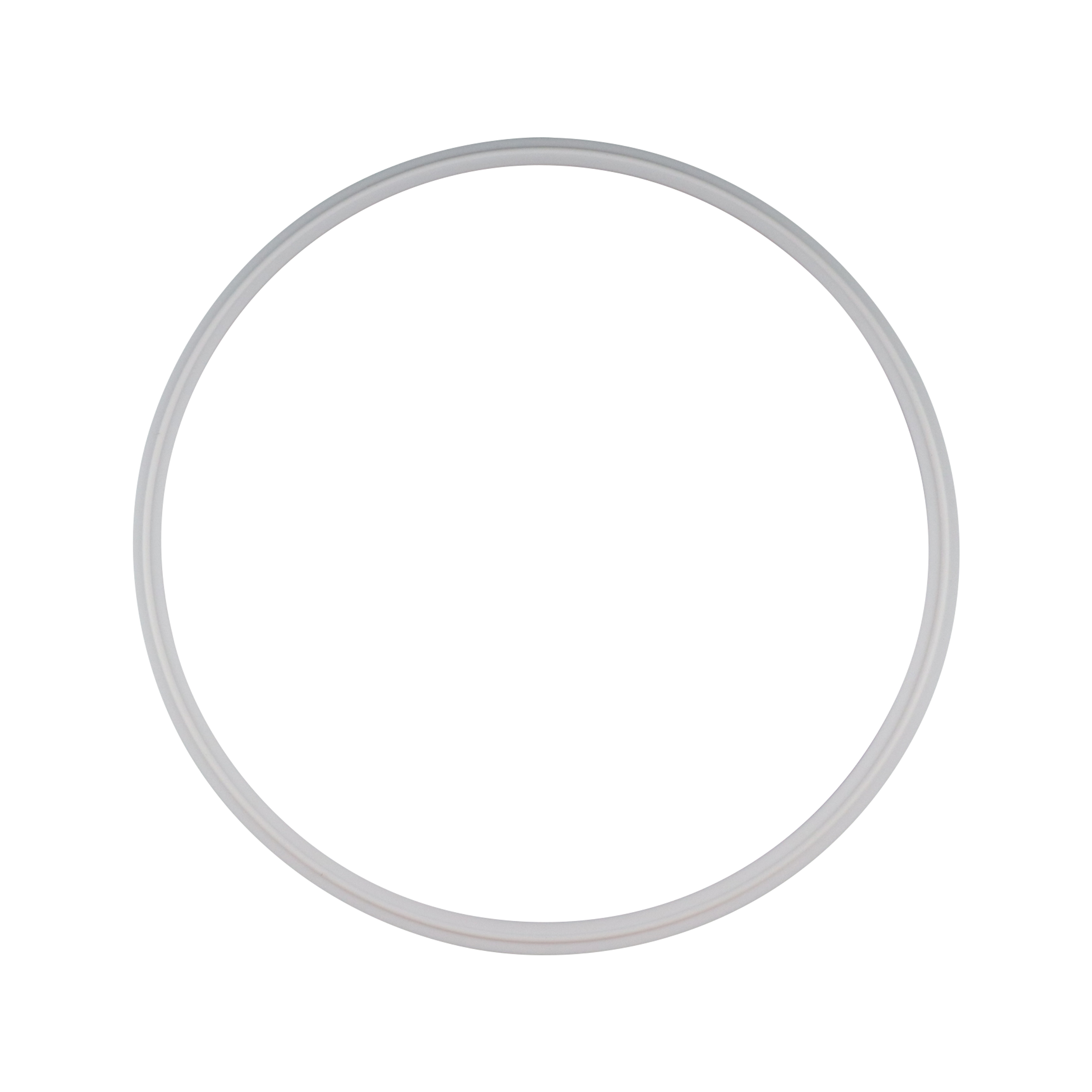 Gasket for 10-inch tri-clamp connections, made from Teflon, USP Class VI compliant.