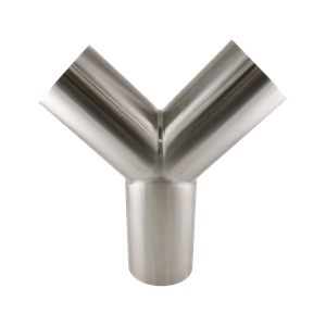 True Y 4" butt weld 316L 32Ra inner diameter 32Ra outer diameter