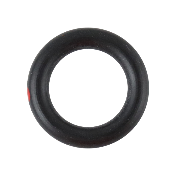 O-ring, #110, black, made of Buna material.