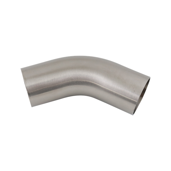 45-degree elbow, 2.5-inch butt-weld, made from 304 stainless steel, with a 32RA interior and exterior surface finish