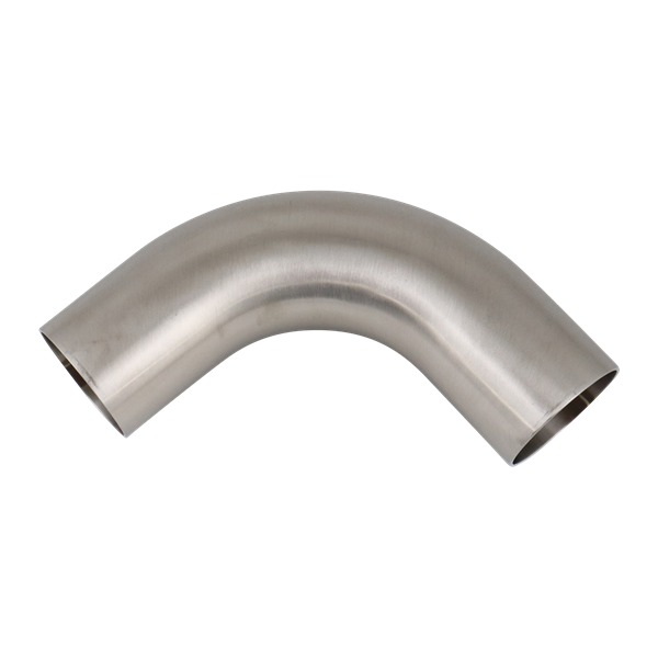 90-degree elbow, 1.5-inch butt-weld, made from 316L stainless steel, with 20RA interior finish only, SF1 BPE compliant