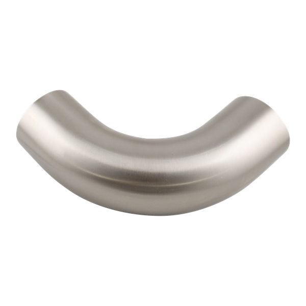 90-degree elbow, 3-inch butt-weld, made from 316L stainless steel, with 20RA interior only, SF1 BPE compliant