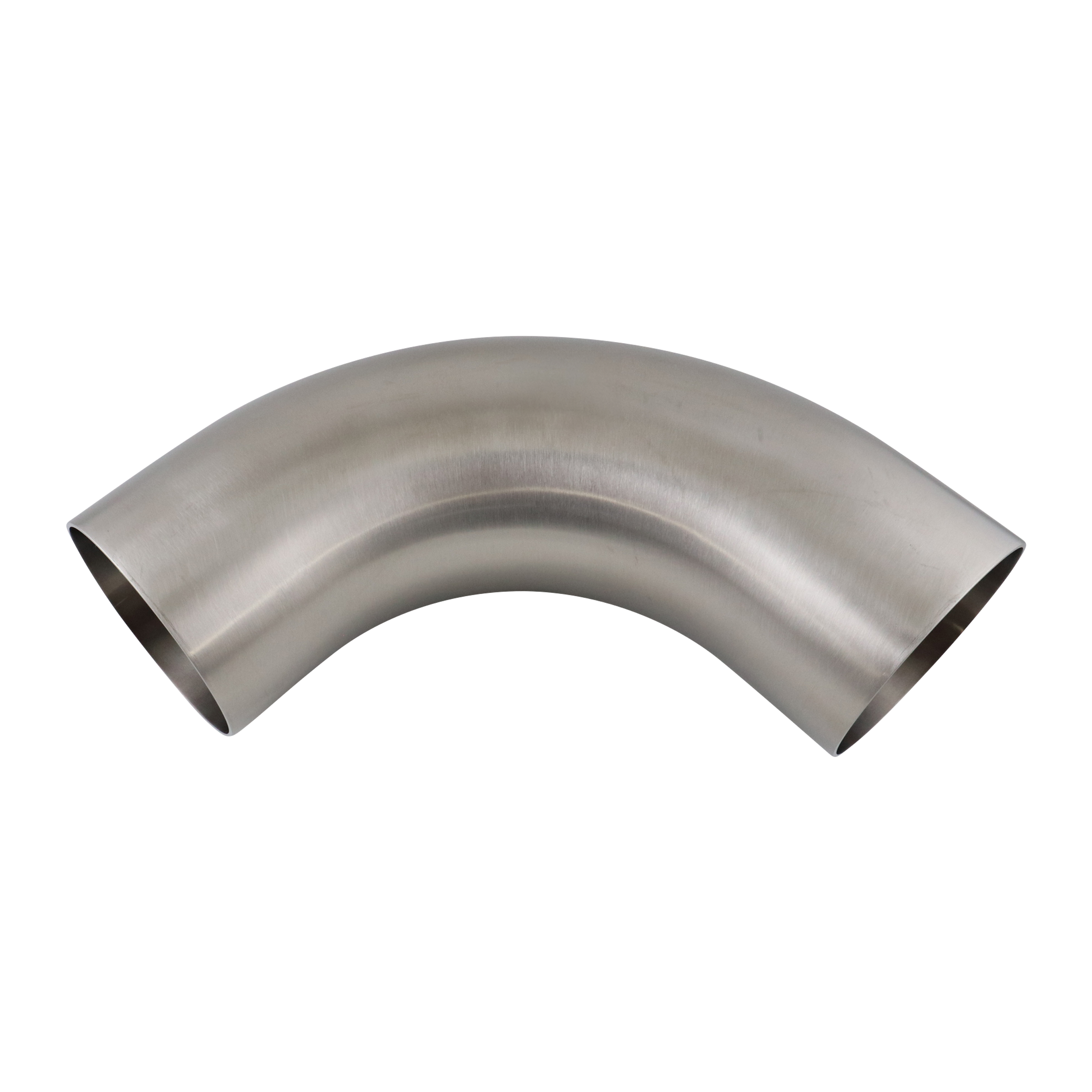 90-degree elbow, 4-inch butt-weld, 316L stainless steel, with 20RA interior and 32RA exterior surface finish, SF1 BPE compliant