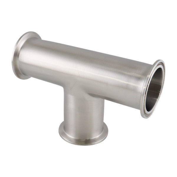 Tee 2.5" tri-clamp 304 with 32Ra inner diameter 32Ra outer diameter