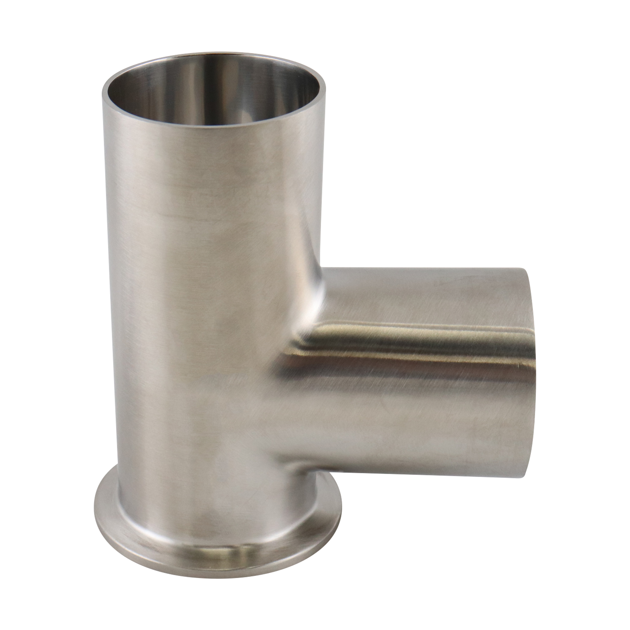 tee, 1.5-inch butt-weld with short Tri-Clamp branch, made from 316L stainless steel, with 15RA EP interior and 32RA exterior surface finish, SF4 BPE compliant