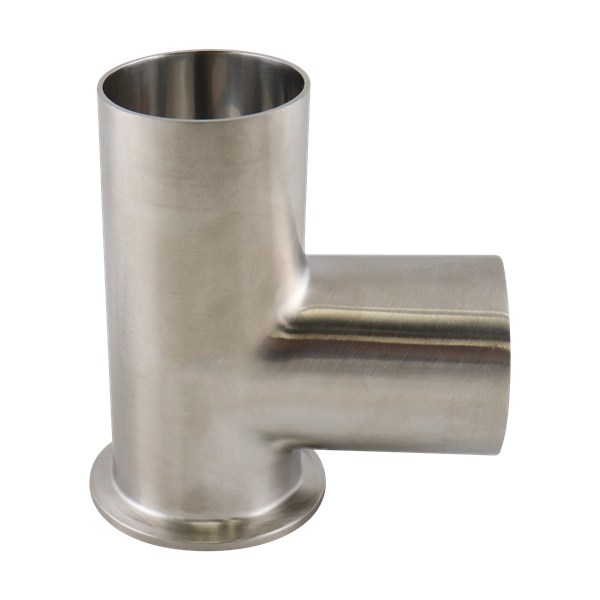 tee, 1.5-inch butt-weld with short Tri-Clamp branch, made from 316L stainless steel, with 15RA EP interior and 32RA exterior surface finish, SF4 BPE compliant