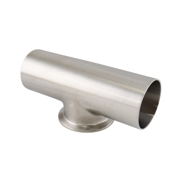 1.5-inch butt-weld tee with a short Tri-Clamp branch, made from 316L stainless steel, with 20RA interior and 32RA exterior surface finish, SF1 BPE compliant