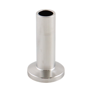0.5-inch Tri-Clamp ferrule, made from 316L stainless steel, with 1.75-inch overall length, 15RA EP interior, and 32RA exterior surface finish, SF4 BPE compliant