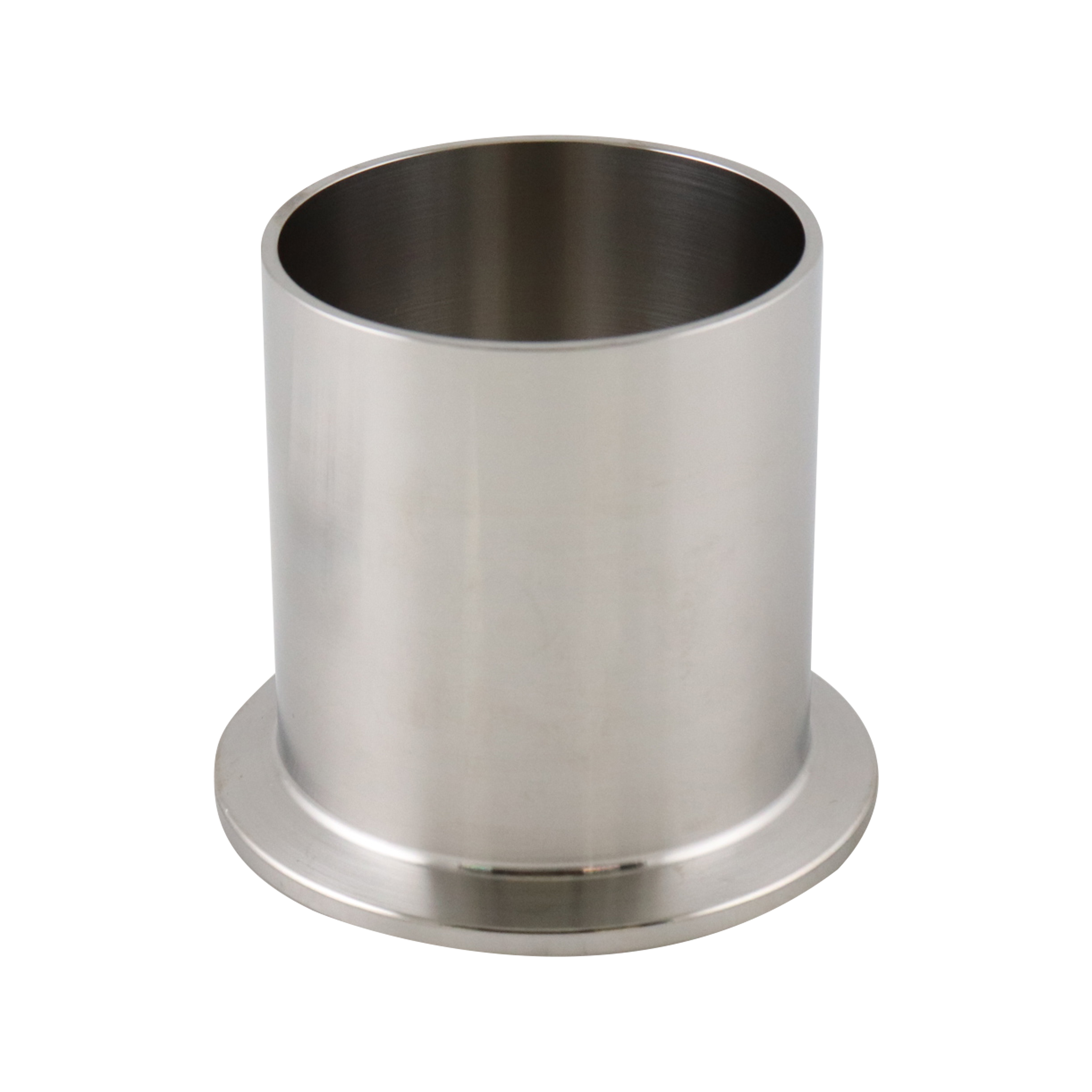 1.5-inch Tri-Clamp ferrule, 316L stainless steel, 1.75-inch overall length, with 20RA interior and 32RA exterior surface finish, compliant with SF1 BPE standards.