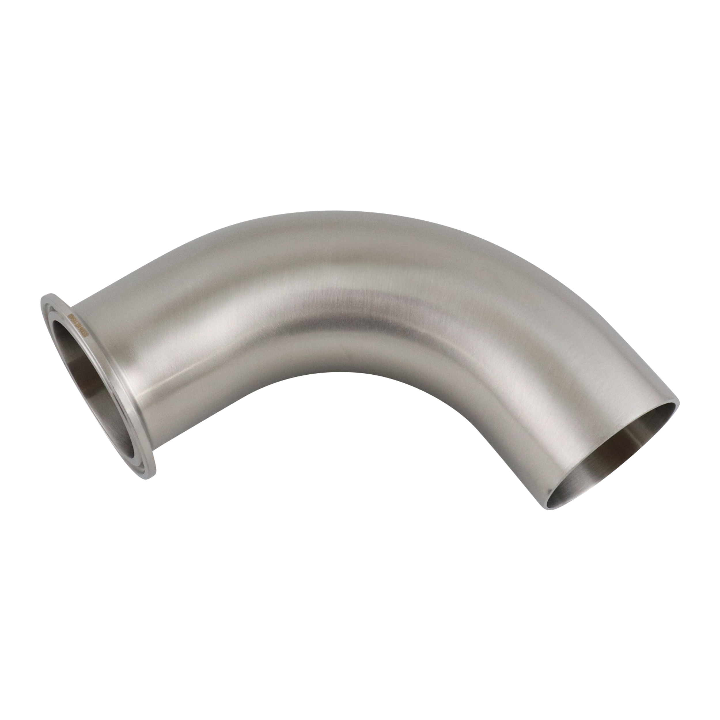90 degree elbow 2.5" butt weld x tri-clamp 304 32Ra inner diameter 32Ra outer diameter
